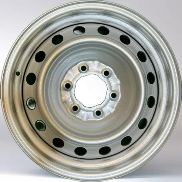 جنط هلل باترول فردي مستخدم مرشوش فيراني مقاس 16" Single Used Dark Gray Nissan Patrol Steel Wheel