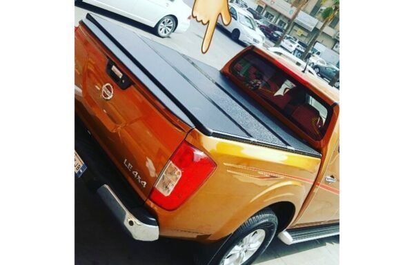 غطاء طبق صندوق فيبر جلاس نيسان نافارا مع قفل أمان (2015-2024) الحوض القياسي