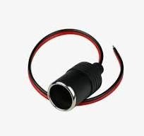 محول منفذ ولاعة أنثى بروديت للتوصيل والتركيب الثابت - Brodit Cig-plug Adapter Female Cig-plug with Open Ends