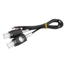 طقم لمبات ليد براغي (عين السمكة) مخرطة والدراجات النارية 12 فولت (قطعتين)12V Automotive Screw-Mount Eagle Eye