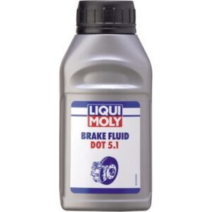 ليكوي مولي زيت فرامل 250 مل يعتبر زيت الفرامل LIQUI MOLY DOT 5.1 مناسب بشكل مثالي لاستخدامه مع كل الأقراص