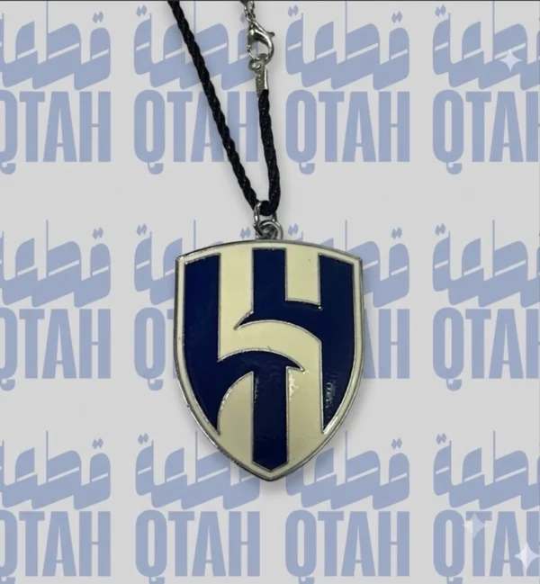 تعليقة سيارة معدنية شعار نادي الهلالEn: Al-Hilal FC Metallic Car Pendant