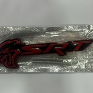 شعار SRT هيلكات للشبك الأمامي [أحمر × أسود] - SRT Hellcat Front Grille Emblem [Red & Black]