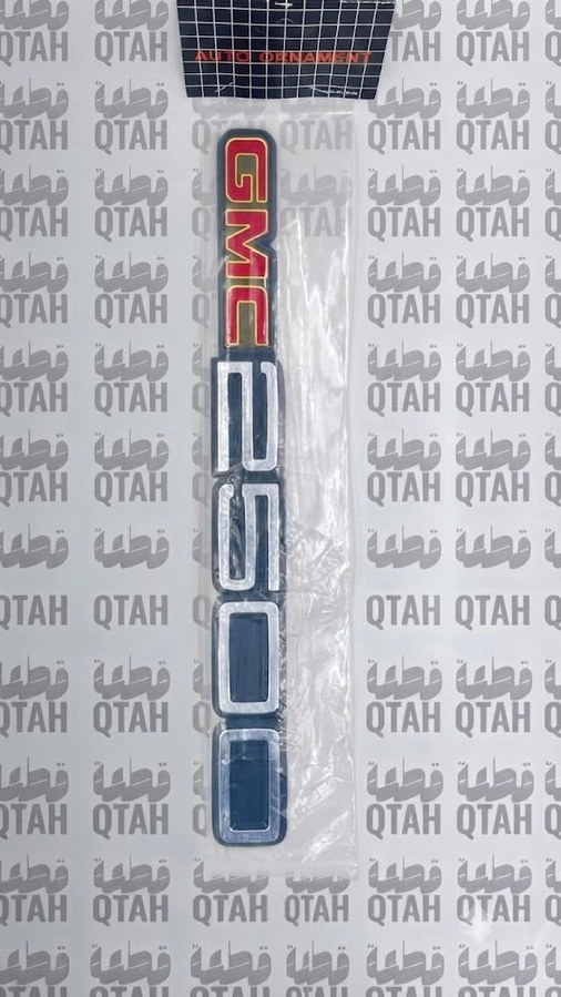 علامة وشعار رفرف جانبي GMC 2500 كروم - GMC 2500 Fender Side Emblem Badge (Chrome)