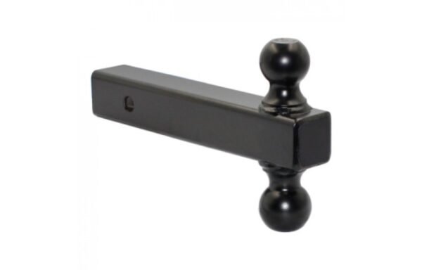 خابور مستقيم 2 رمانة ياباني (هوك سحب خلفي مستطيل) / Japanese Straight Hitch Receiver with 2 Tow Balls
