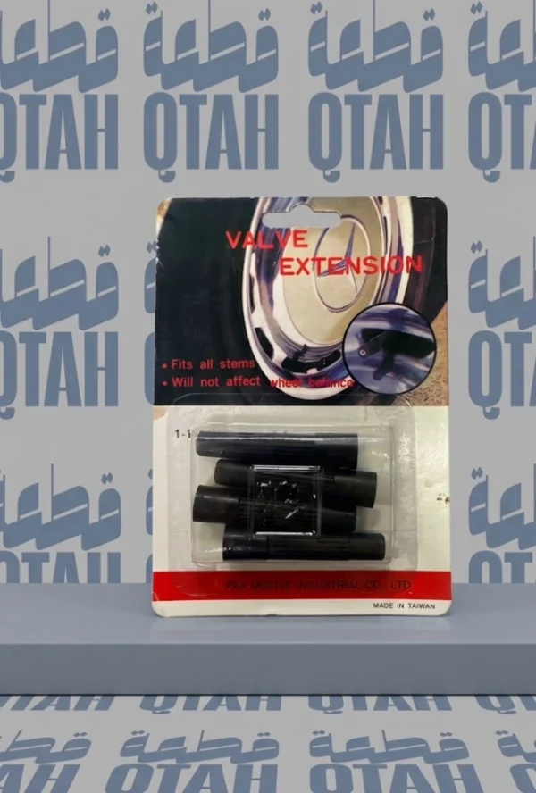 طقم وصلات تمديد بلوف الإطارات أسود - 4 قطع