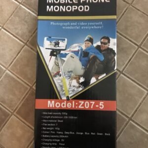 عصا سيلفي لاسلكية ذكية للهواتف Z07-5 قابلة للتمدد - Wireless Mobile Phone Monopod Selfie Stick Expandable
