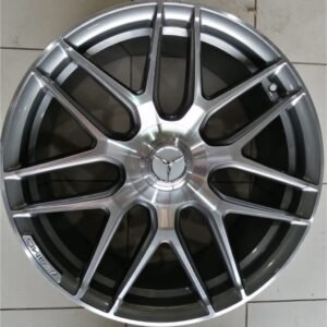 طقم 4 جنوط مرسيدس سيدان 2019 فيراني مقاس 20 إنش (صيني درجة أولى)Set of 4 Mercedes Sedan 2019 Gunmetal Rims