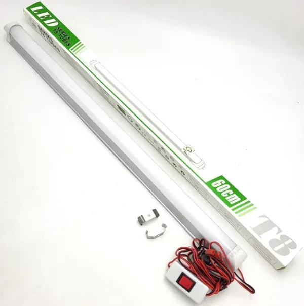 مسطرة إضاءة ليد قوية للرحلات والسيارات بجهد 12 فولت من هونغ شين - Hong Xin DC-12V LED Camping Strip Light