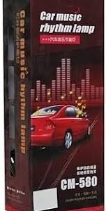 شريط إضاءة زجاج السيارة الخلفي LED المتفاعل مع الموسيقى والصوت CM-560 - Car Music Rhythm Lamp Equalizer LED