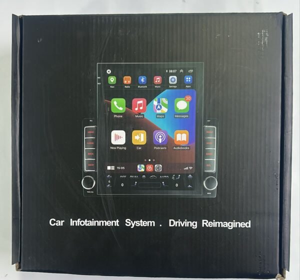 شاشة سيارة أندرويد ذكية 9 بوصة بفرارات تحكم [رام 4 جيجا - ذاكرة 64 جيجا] تدعم CarPlay / Android Auto