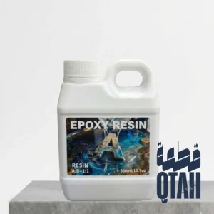 إيبوكسي ريزن شفاف عالي النقاوة نسبة 1:1 - Crystal Clear Epoxy Resin Part A (500 مل)