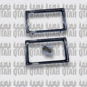 طقم نيكل ديكور يدي أبواب جمس وشفروليه كلاسيك 1977-1980 (قطعتين)