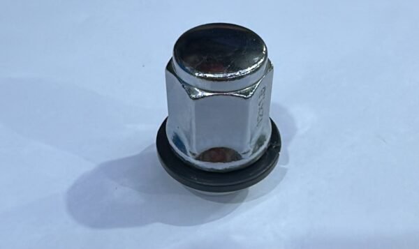 صامولة جنط هيونداي / كيا مقاس 19 ملم مع وردة مسطحة كروم نيكل الجودة Hyundai / Kia 19mm Chrome Nickel Wheel