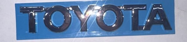 شعار ملصق أحرف تويوتا كروم خلفي للسيارات والشاحنات - Toyota Chrome Letter Car and Truck Emblem Sticker Badge