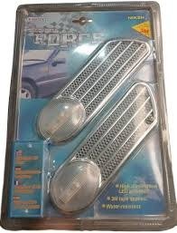 إشارات انعطاف ليد جانبية نيكين فورس كروم (طقم قطعتين)NIKEN FORCE Chrome Side Fender LED Marker Lights