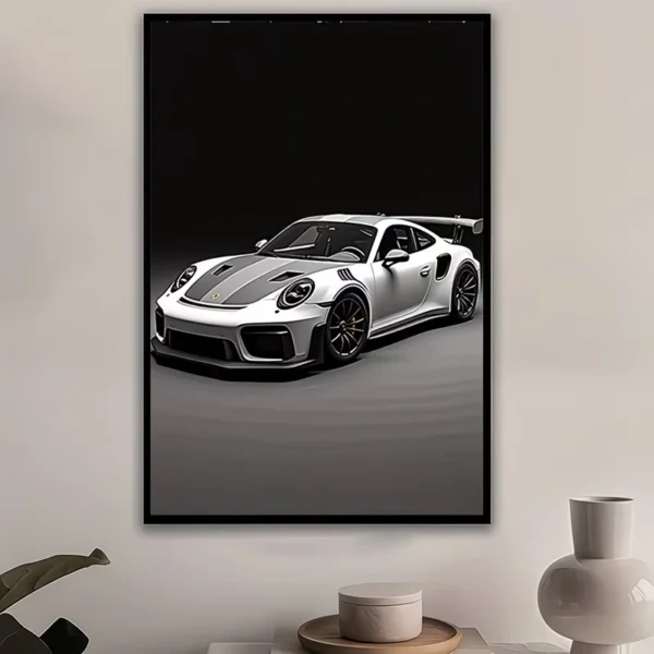 لوحة جدارية بورشه 911 GT2 RS مودرن