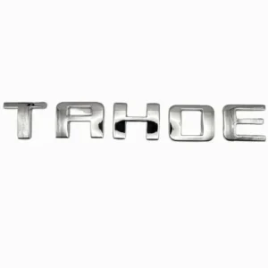 علامة كتابة شيفروليه تاهو كروم - Chevrolet Tahoe Emblem Chrome