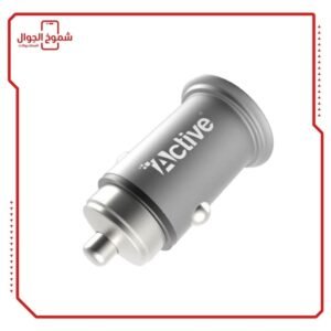 شاحن iboxes ذكي بمنفذين USB بقوة 3.4A مع كابل شحن Micro USB بطول 1 متر لأجهزة أندرويدiboxes Dual USB Car