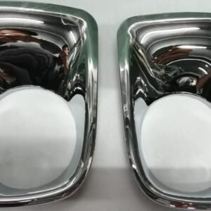 برواز نيكل كشاف شاص وربع 2018 (طقم يمين+يسار) / Toyota Land Cruiser Shas & Quarter 2007-2022 Chrome Fog Light