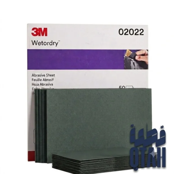 ورق صنفرة مائي وجاف 3M - نعومة 1200