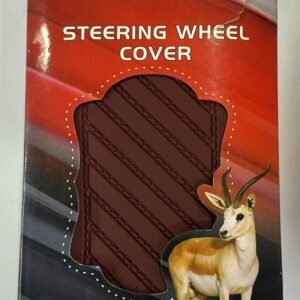 تلبيسة دركسون جلد خياطة يدوي موبكو أبو غزال - MOBCO Hand-Stitched Leather Car Steering Wheel Cover (Gazelle