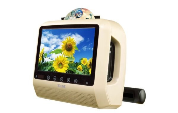 شاشة رودماستر مسند رأس عام مقاس 8 انش 8" Car Headrest DVD Player with Bracket and Touch Screen(16:9) TFT